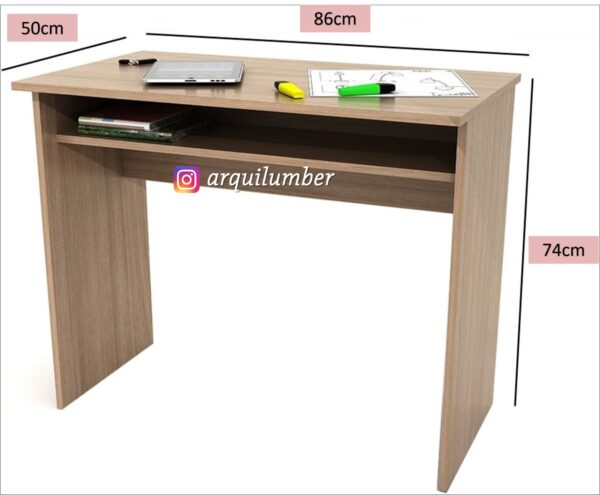 ESCRITORIO ROBLE CON REPISA - Imagen 3
