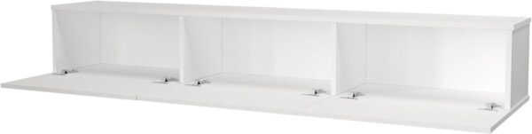 RACK TV AEREO FLOTANTE 85 PULGADAS 200CM GOLD - Imagen 9