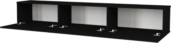 RACK TV AEREO FLOTANTE 85 PULGADAS 200CM GOLD - Imagen 13