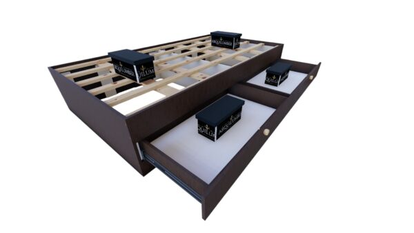 CAMA PLAZA Y MEDIA DOS CAJONES - Imagen 13