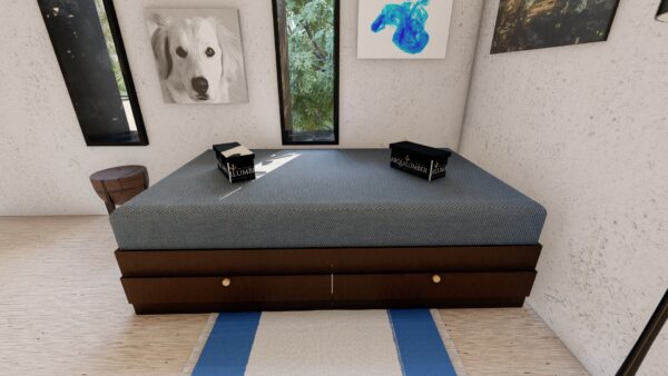 CAMA PLAZA Y MEDIA DOS CAJONES - Imagen 15