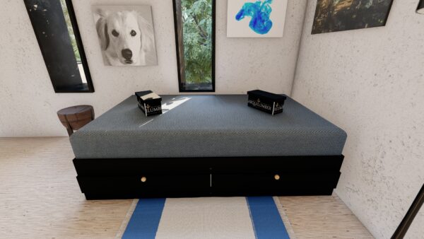 CAMA PLAZA Y MEDIA DOS CAJONES - Imagen 24