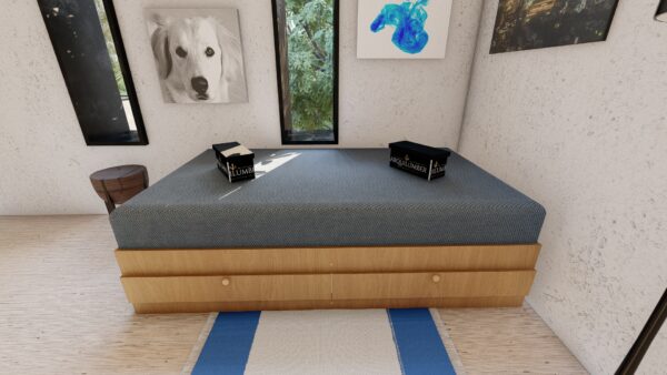 CAMA PLAZA Y MEDIA DOS CAJONES - Imagen 33