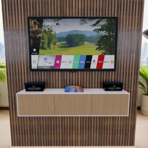 RACK TV AEREO FLOTANTE MAYA 75 PULGADAS